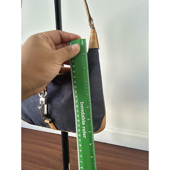 Rehab Project Vintage Y2k Coach Hampton 8318 Denim Clip Hobo Shoulder Bag Read! - Picture 4 of 15